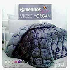 Merinos fashion micro yorgan çift kişilik 195x215 füme