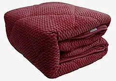 Merinos fashion micro yorgan çift kişilik 195x215 erguvan