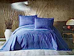 Çapa Allegra Çift Kişilik Yatak Örtüsü Pudra