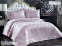 Çapa Beste Çift Kişilik Yatak Örtüsü Gül Kurusu