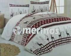 Merinos Yorgan Comforter Set 220X240 Deer Gri