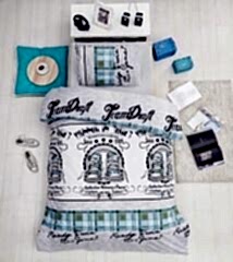 Altınbaşak %100 Pamuk Ranforce T.K. Nevresim Tk. Molly Yeşil