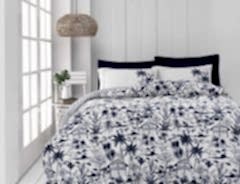 Altınbaşak %100 Pamuk Ranforce Çift Kişilik Uyku Seti Capri On Moonlit