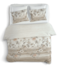 Şık Floral Desenli %100 Pamuk Tek Kişilik Nevresim Takımı