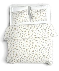 Özel Ölçülü %100 Pamuk Çiçekli Nevresim Takımı