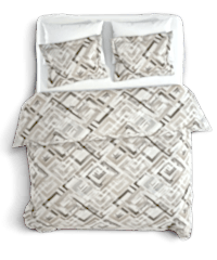 Modern Geometrik %100 Pamuk Nevresim Seti