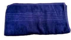 El Yüz ve Baş Havlusu 50x90 Çizgili Eflatun