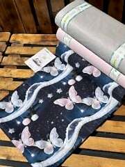 5D Kelebek Desenli Dijital Poplin Kumaş   – 240 cm  %100 Pamuk  130 GSM