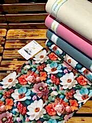 5D Desenli Dijital Poplin Kumaş   – 240 cm  %100 Pamuk  130 GSM