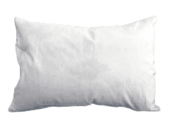 Fermuarlı Yastık Kılıfı Beyaz