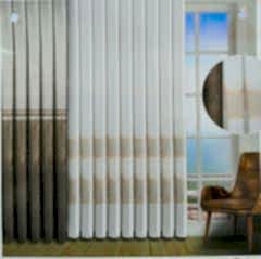 Nadide Taç Gri Tül Perde Desen KTM5258