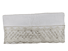 Beyza Papatya Güpürlü El Yüz Havlusu 50x90